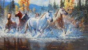 Wild Horses Running Free
