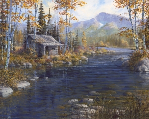 Fall on the River (center)